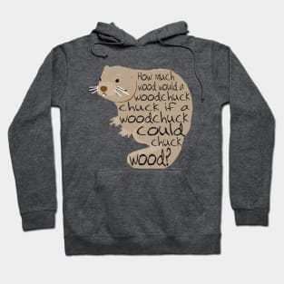 Woodchuck Tongue Twister Hoodie